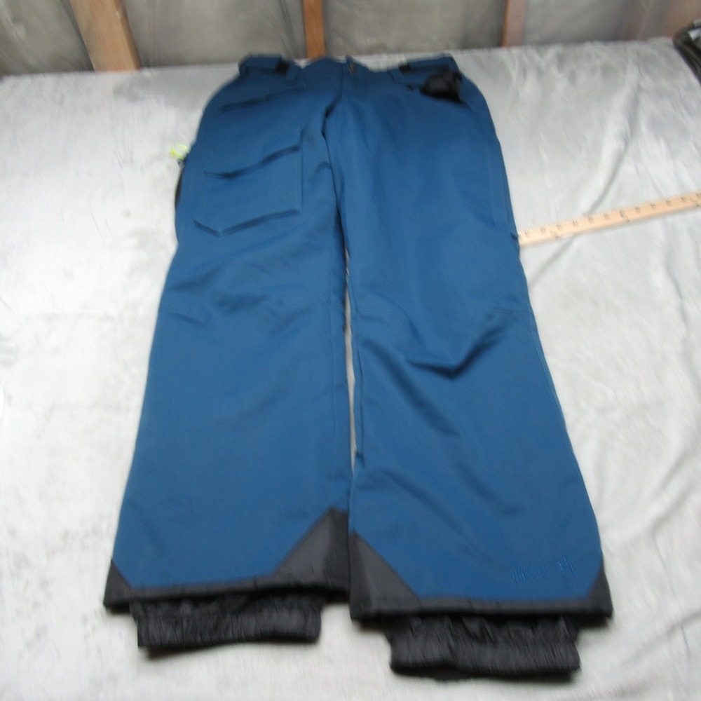 Pulse Snow Pants Men Medium Blue Warm Insulated Cargo Winter Waterproof 33x30